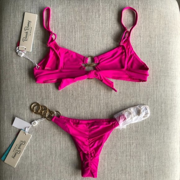 Beach Bunny Lexi Bralette + Lexi Tango Bottom (size L) NWT - Picture 10 of 12
